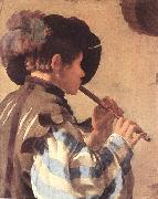 TERBRUGGHEN, Hendrick The Flute Player et Germany oil painting reproduction